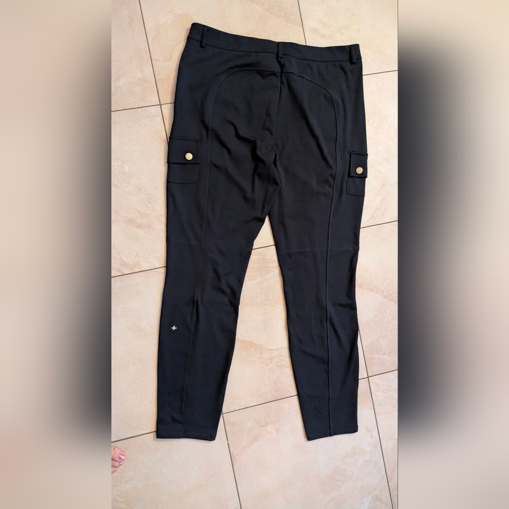 Halara Black Cargo Pants with Button Flap Pockets - Picture 5 of 7